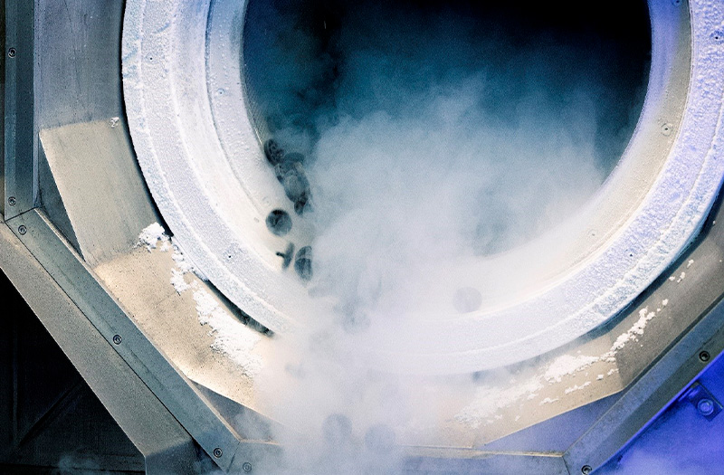 Granigliatura di guarnizioni in gomma